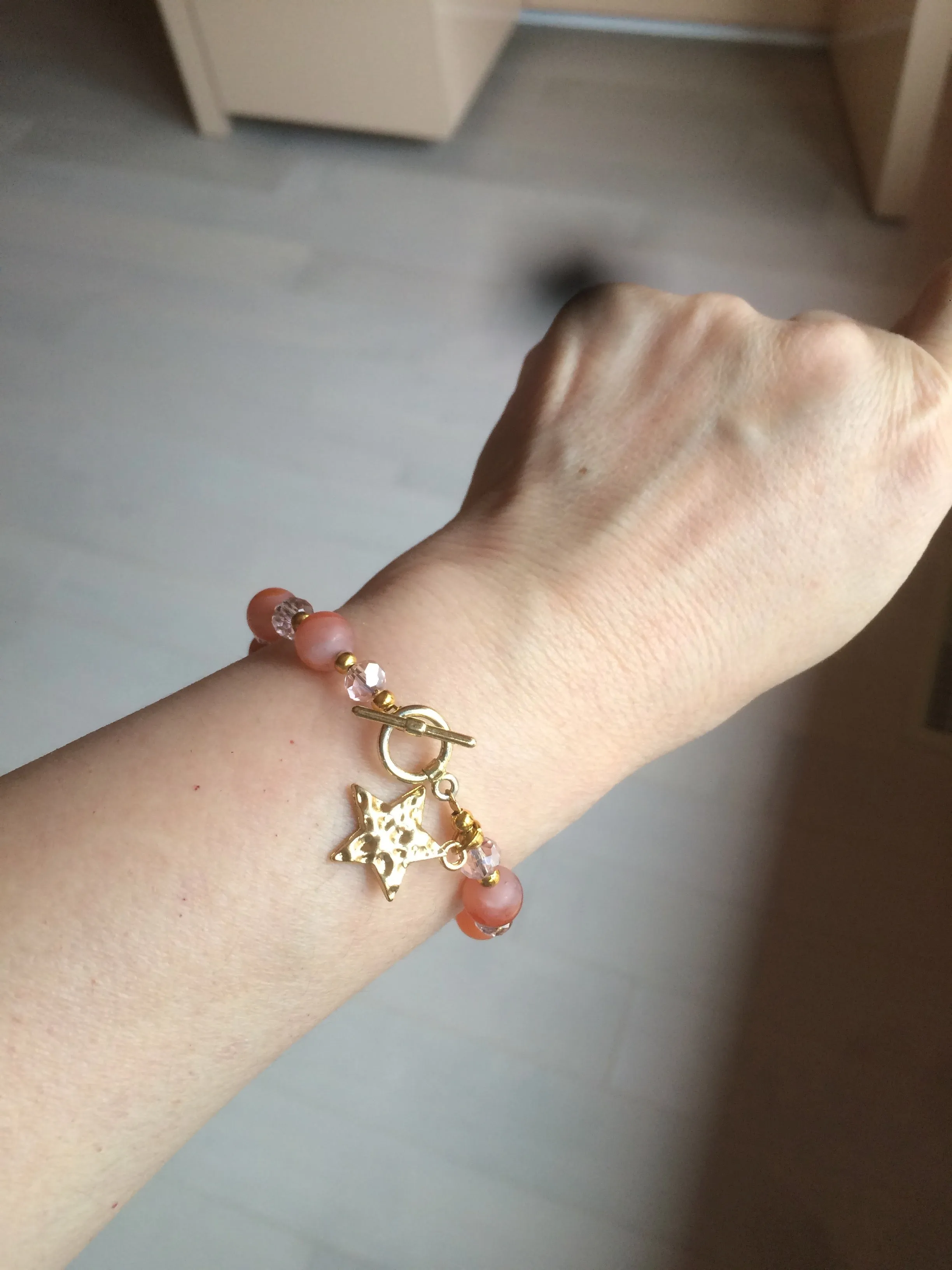 100% Natural red agate   crystal bracelet SY19 add-on item.
