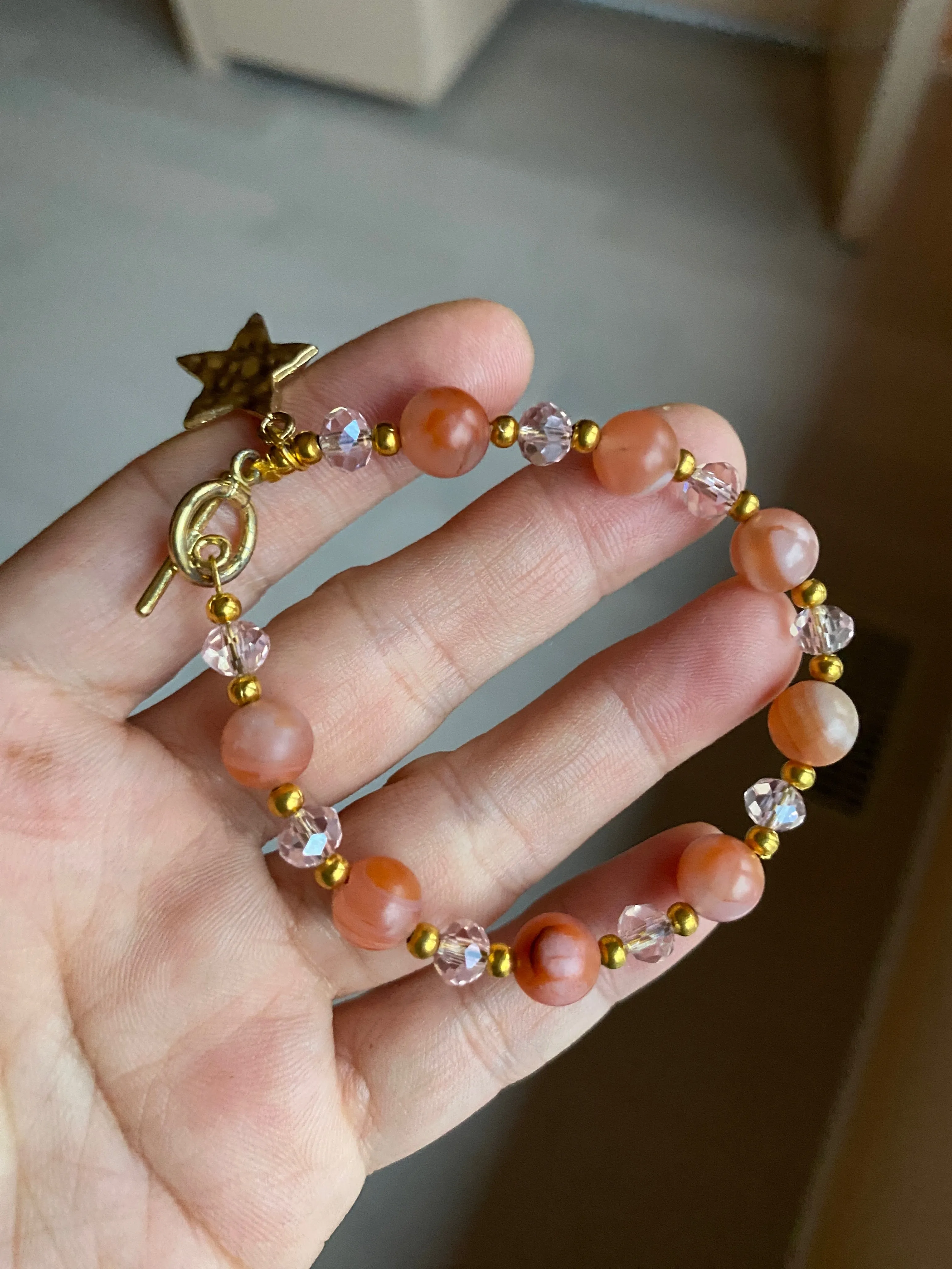 100% Natural red agate   crystal bracelet SY19 add-on item.