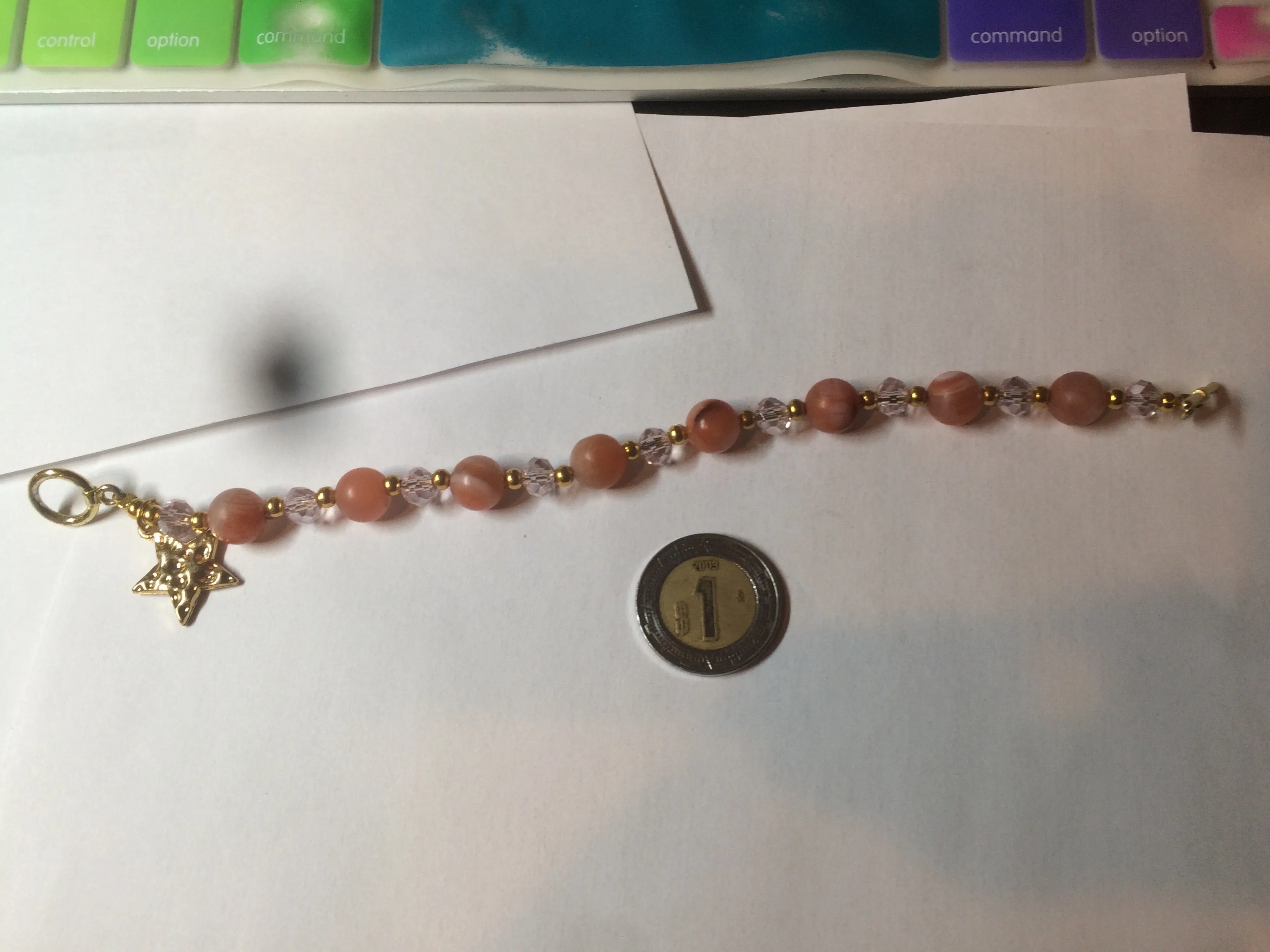 100% Natural red agate   crystal bracelet SY19 add-on item.