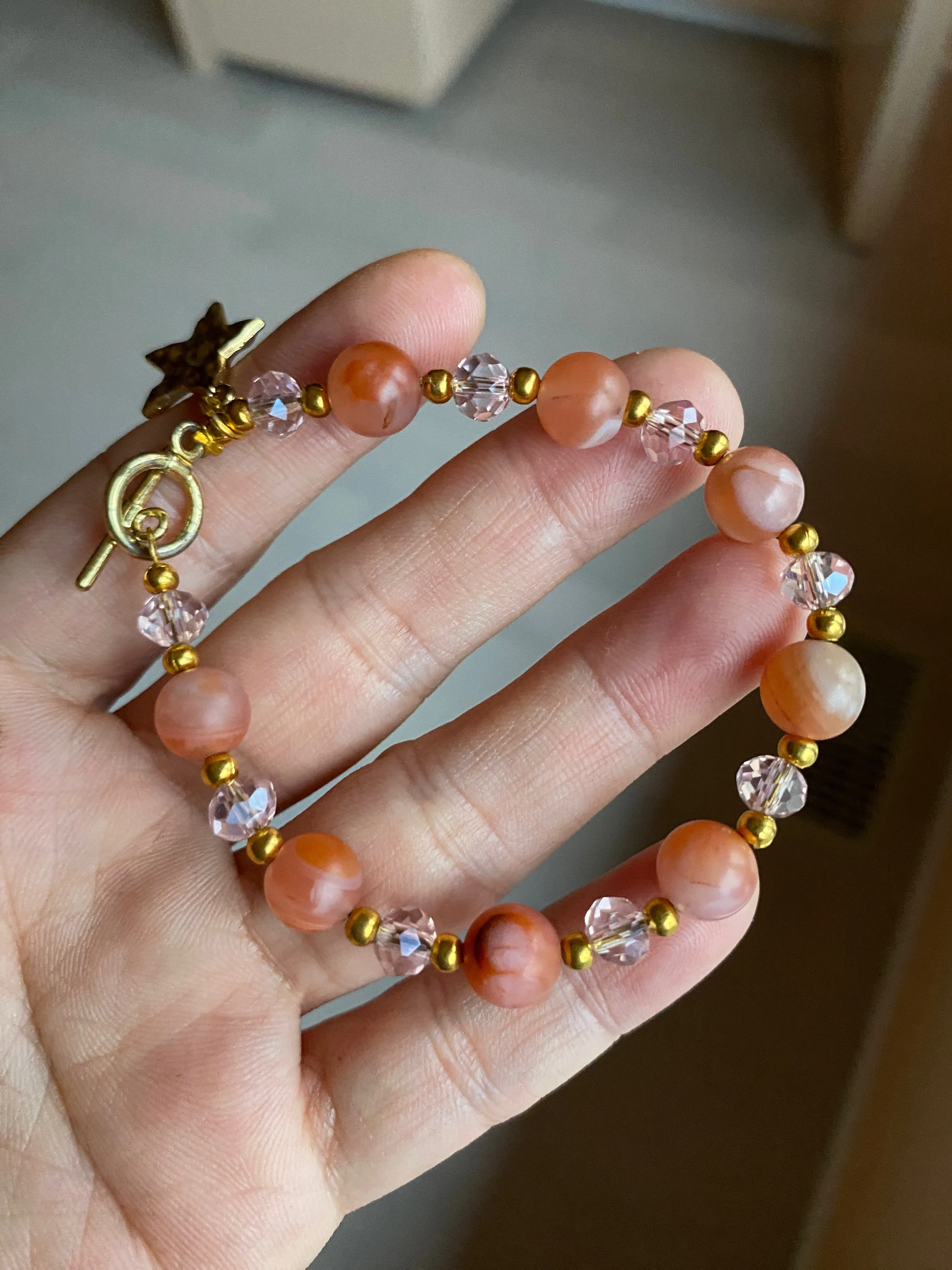 100% Natural red agate   crystal bracelet SY19 add-on item.