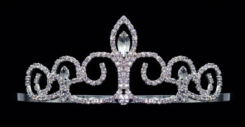#13603 Fleur De Waves Tiara