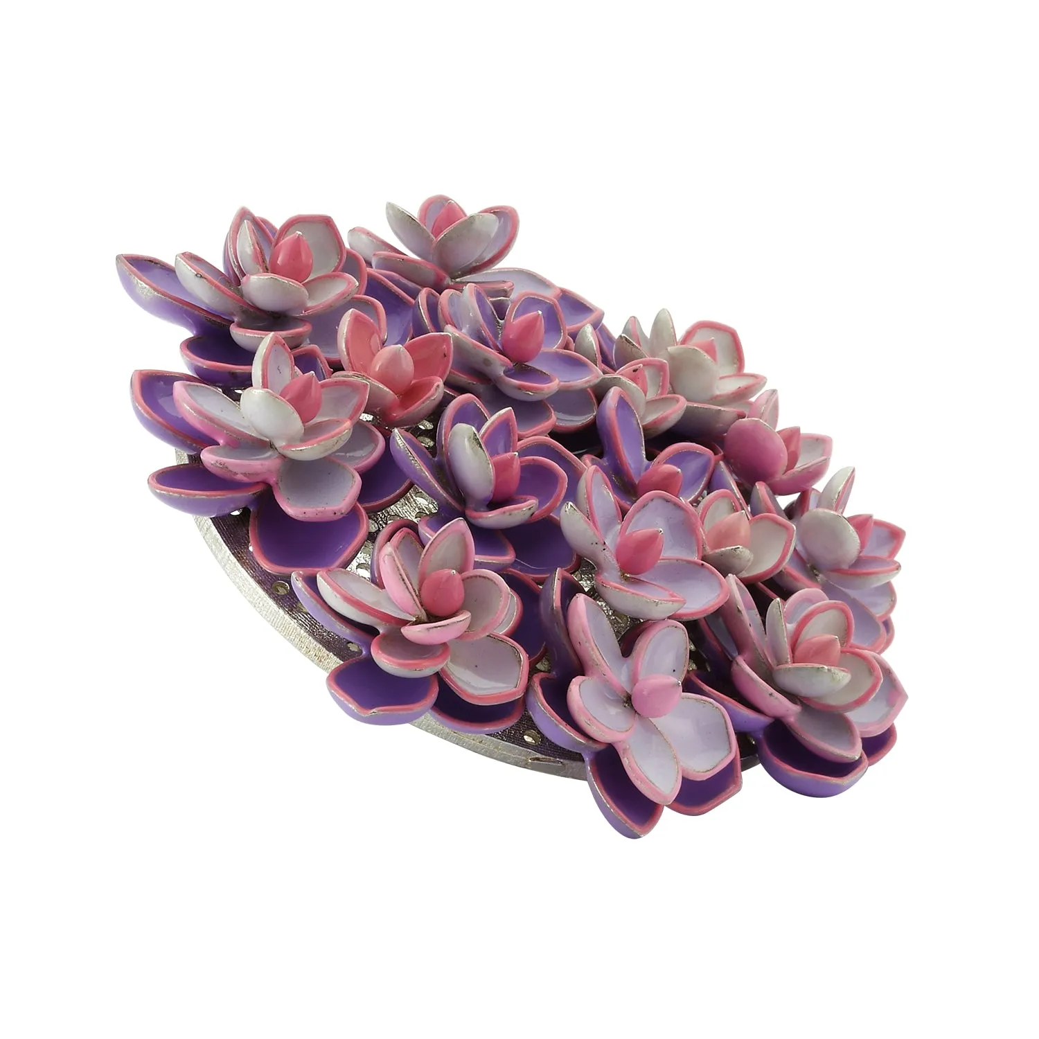 925 Silver Handmade Pink Dreams Brooch (Atelier)