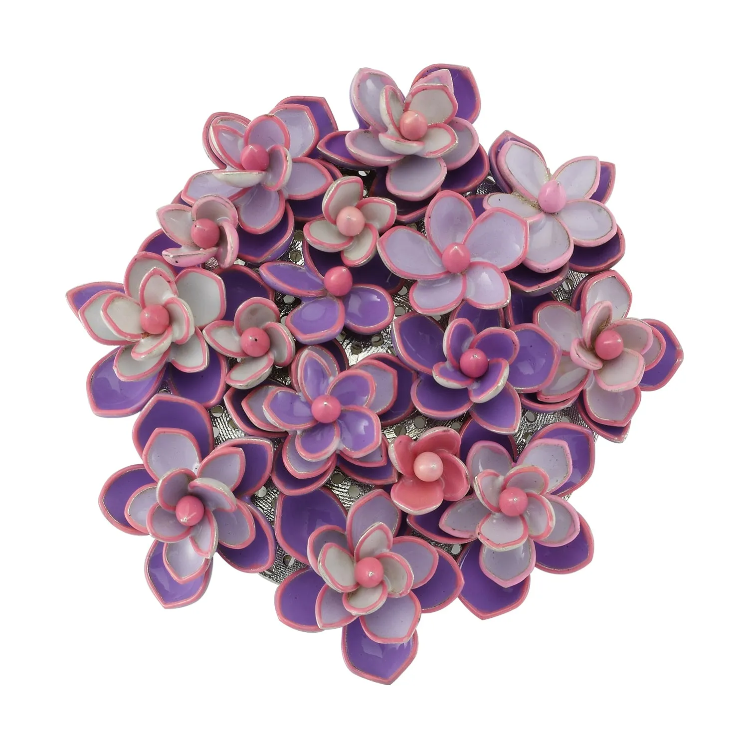 925 Silver Handmade Pink Dreams Brooch (Atelier)