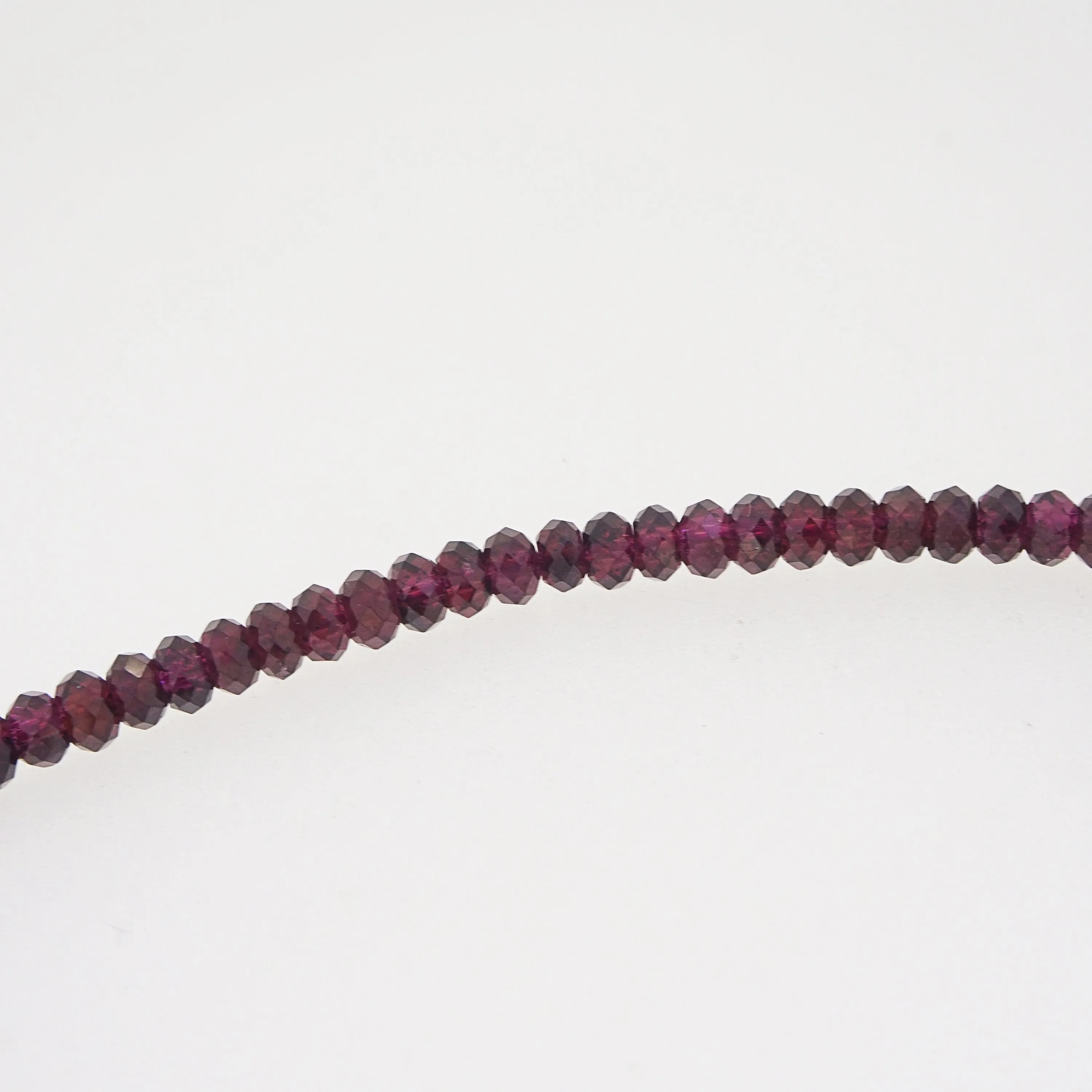 A-Grade Rhodolite Garnet Faceted Rondelle 4.5mm