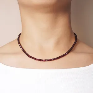 A-Grade Rhodolite Garnet Faceted Rondelle 4.5mm