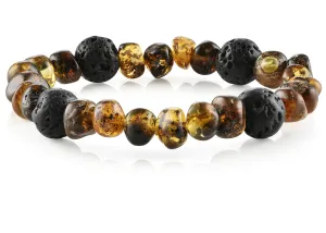 Adult Aromatherapy Bracelets | RETIRED Lava   Baltic Amber