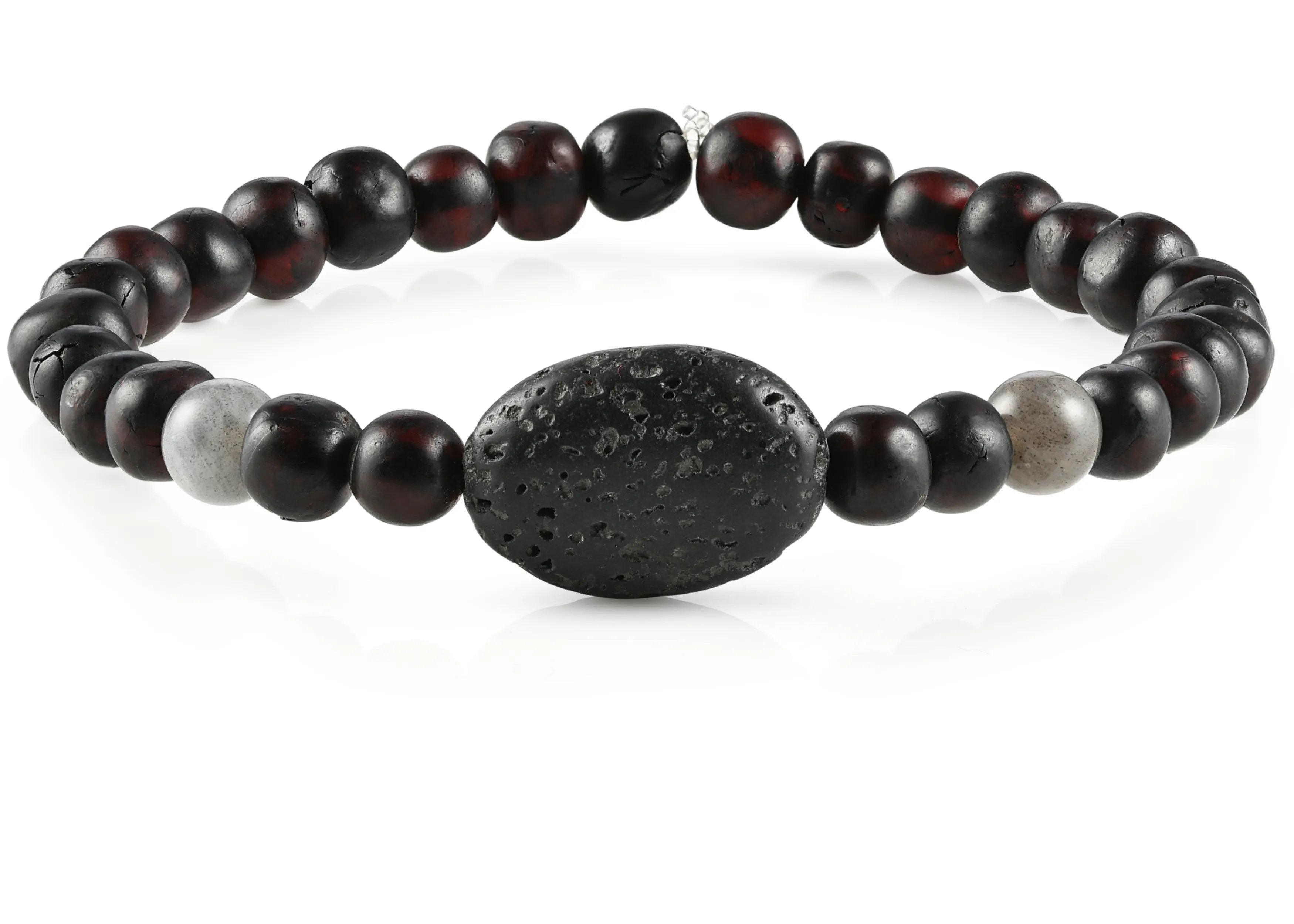 Adult Aromatherapy Bracelets | RETIRED Lava   Baltic Amber
