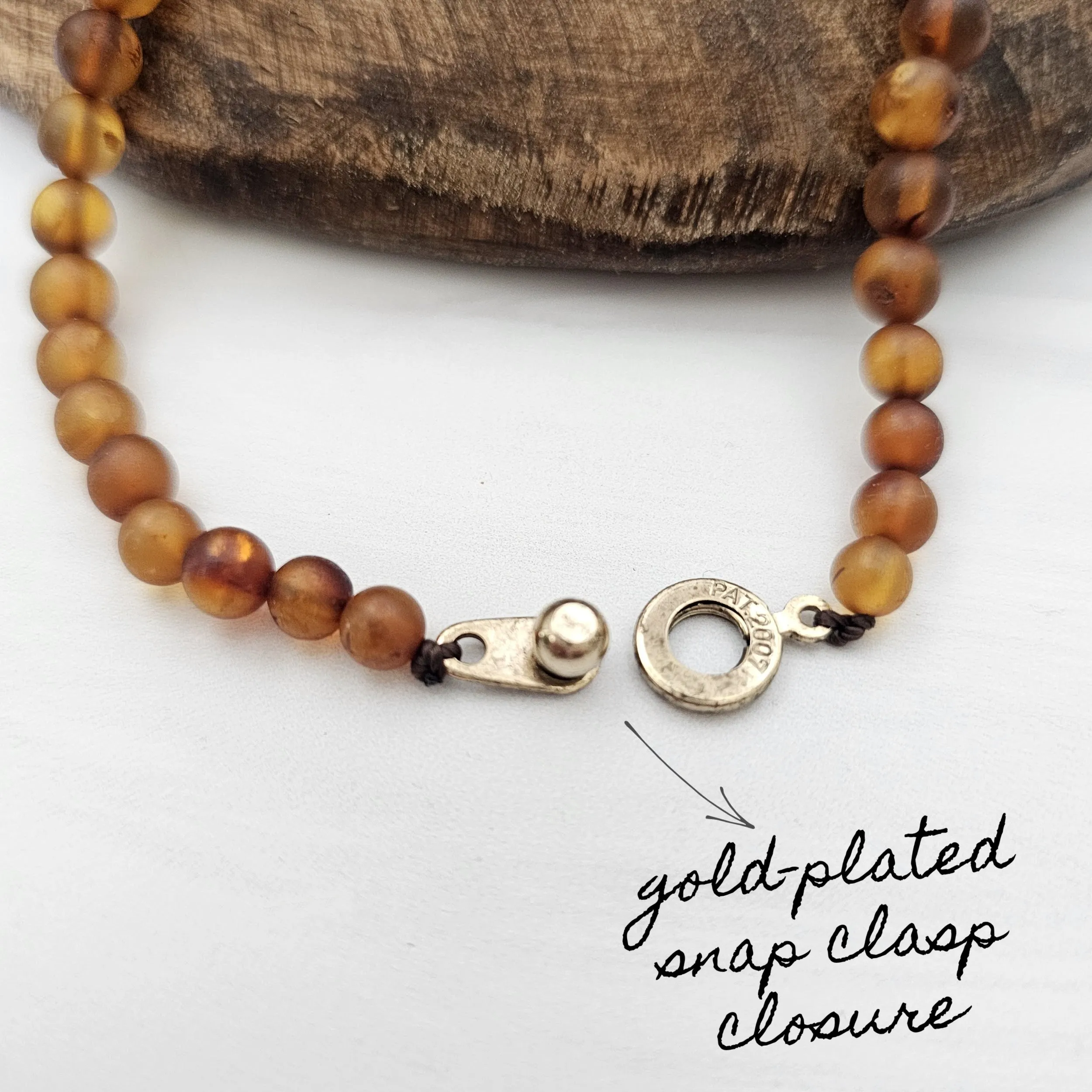 Adults | Rose Quartz   Honey Amber Necklace