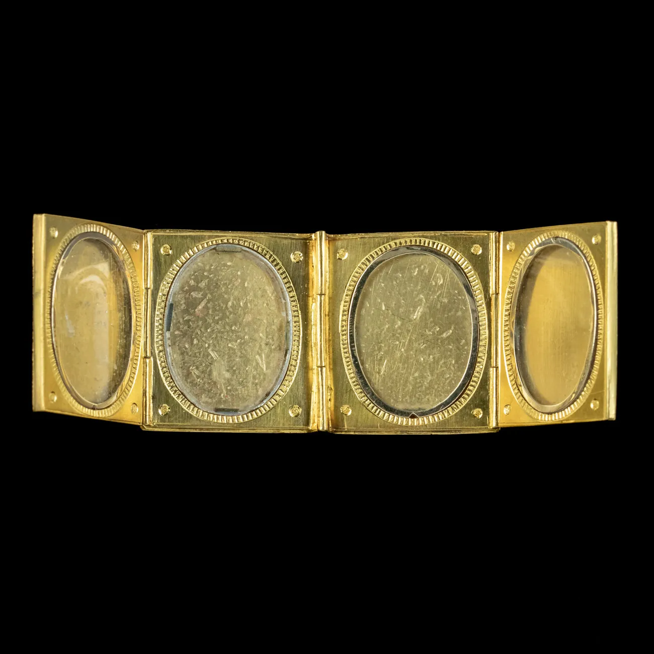 Antique Victorian Family Book Locket 18ct Gold