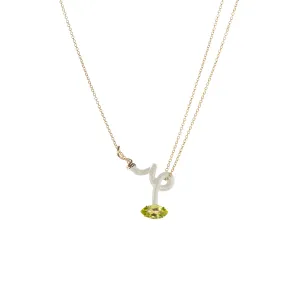 BABY VINE CURL NECKLACE ~ IN PANNA
