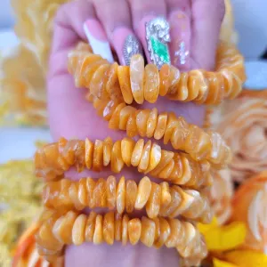 Baltic Amber Chip Bracelet for Joy and Optimism