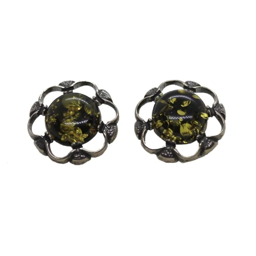 BALTIC AMBER EARRINGS IN SILVER AT REGARD JEWELRY IN AUSTIN, TEXAS