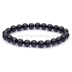 Black Tourmaline & Onyx Power Bracelet (10 mm)