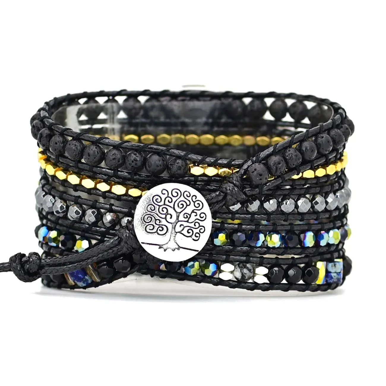 Bracelet Montre Nuit Noire pour Samsung Galaxy ou Garmin
