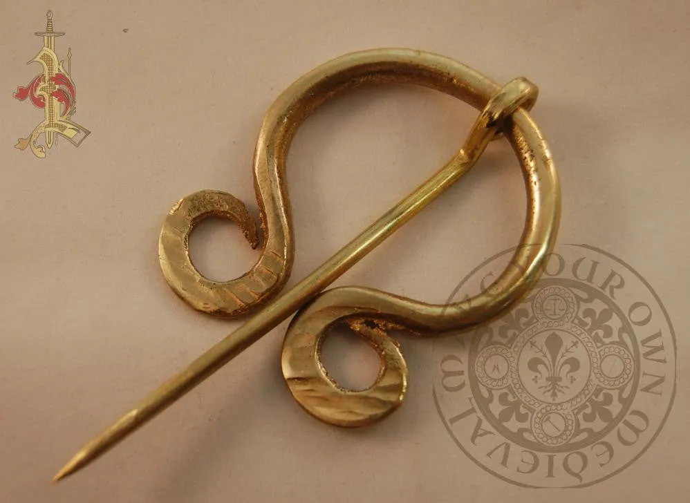 Brass Fibula Brooch Clasp