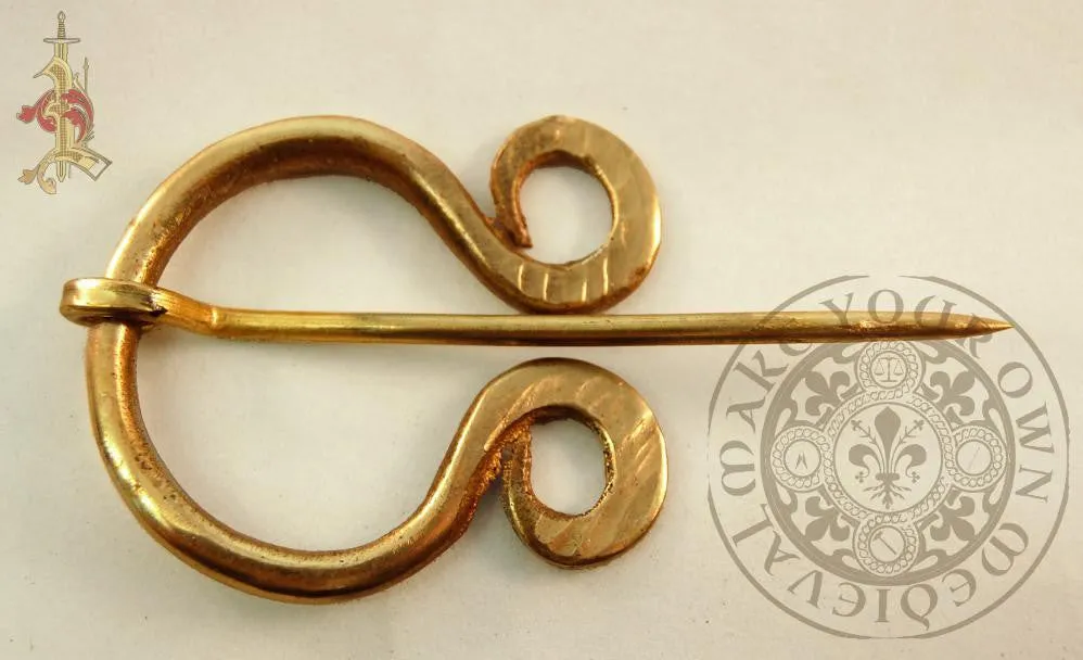Brass Fibula Brooch Clasp