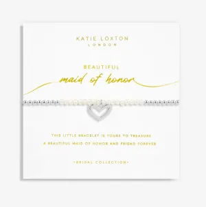 Bridal Pearl "Maid Of Honor" Bracelet