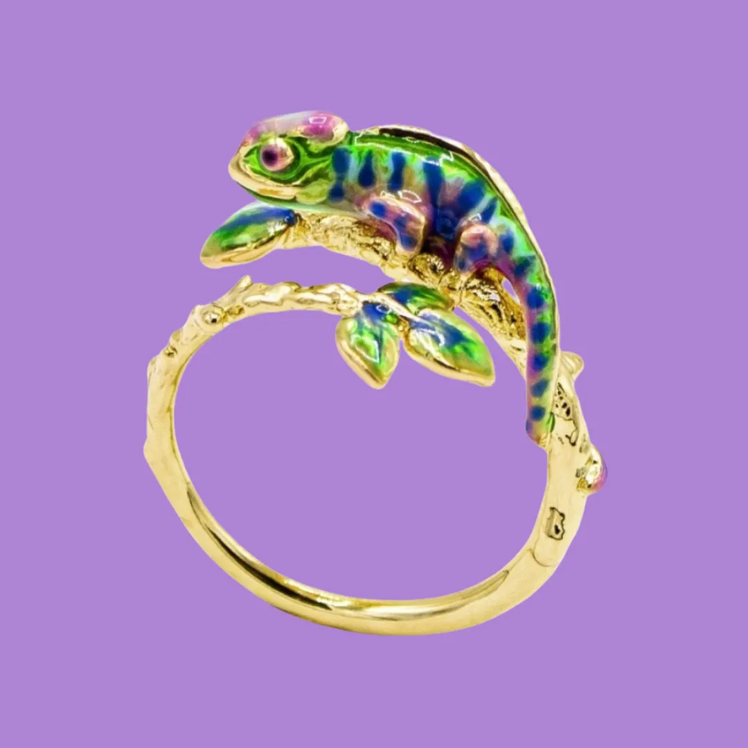 Chameleon Open ring by Bill Skinner
