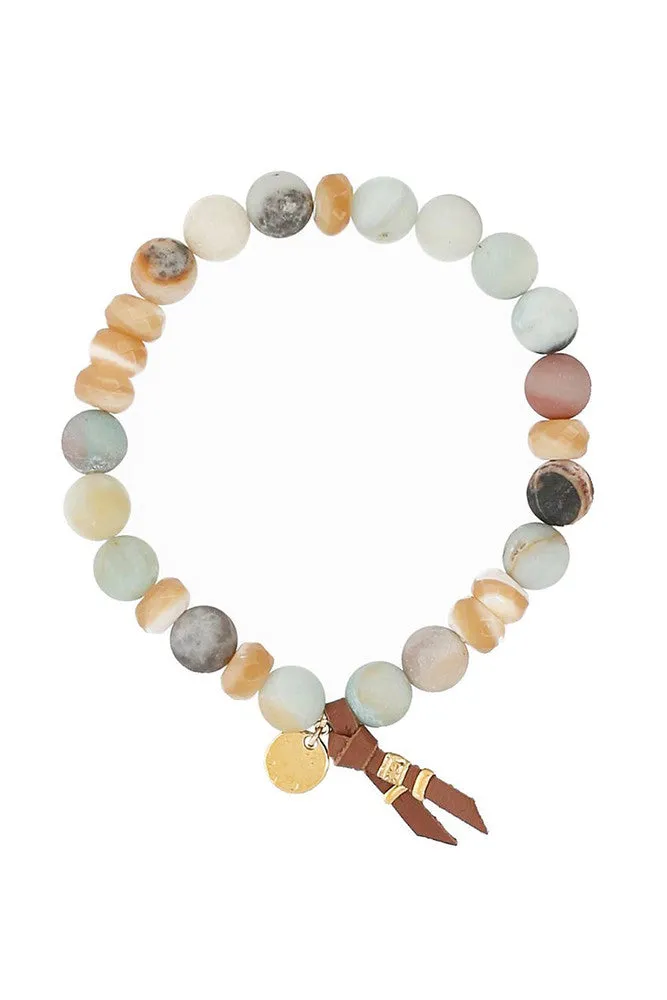 Chan Luu Multi Amazonite Mix Stretch Bracelet