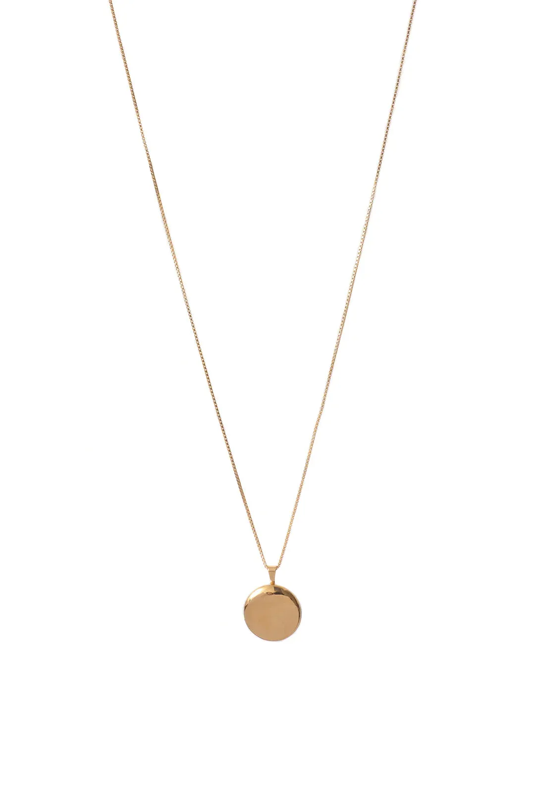 Classic Round Locket Necklace | Lisbeth