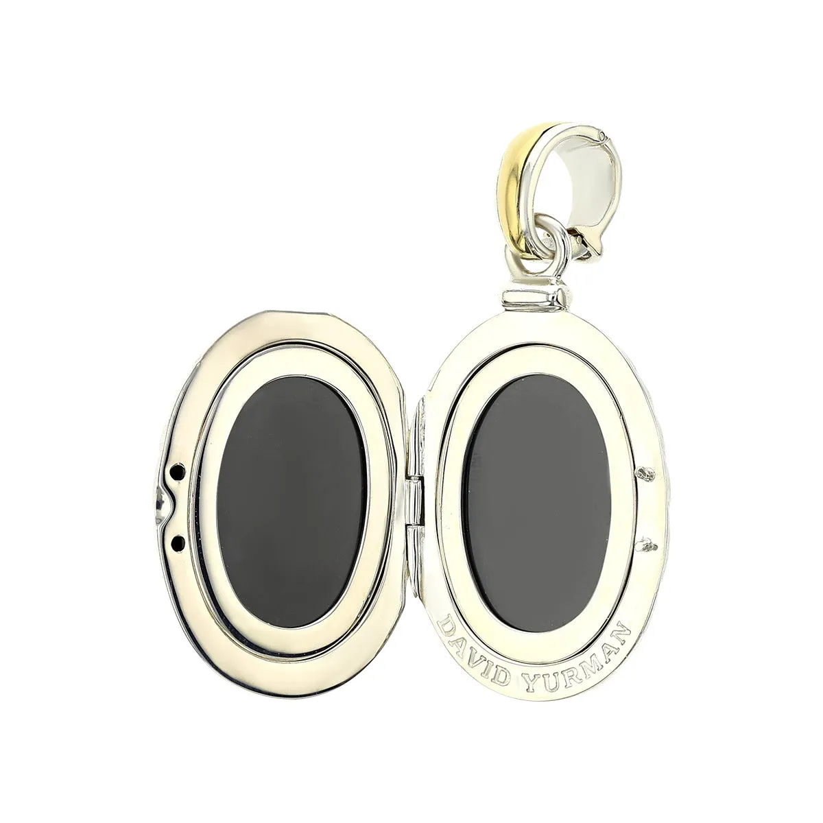 David Yurman Sterling Silver Cable Classic Locket