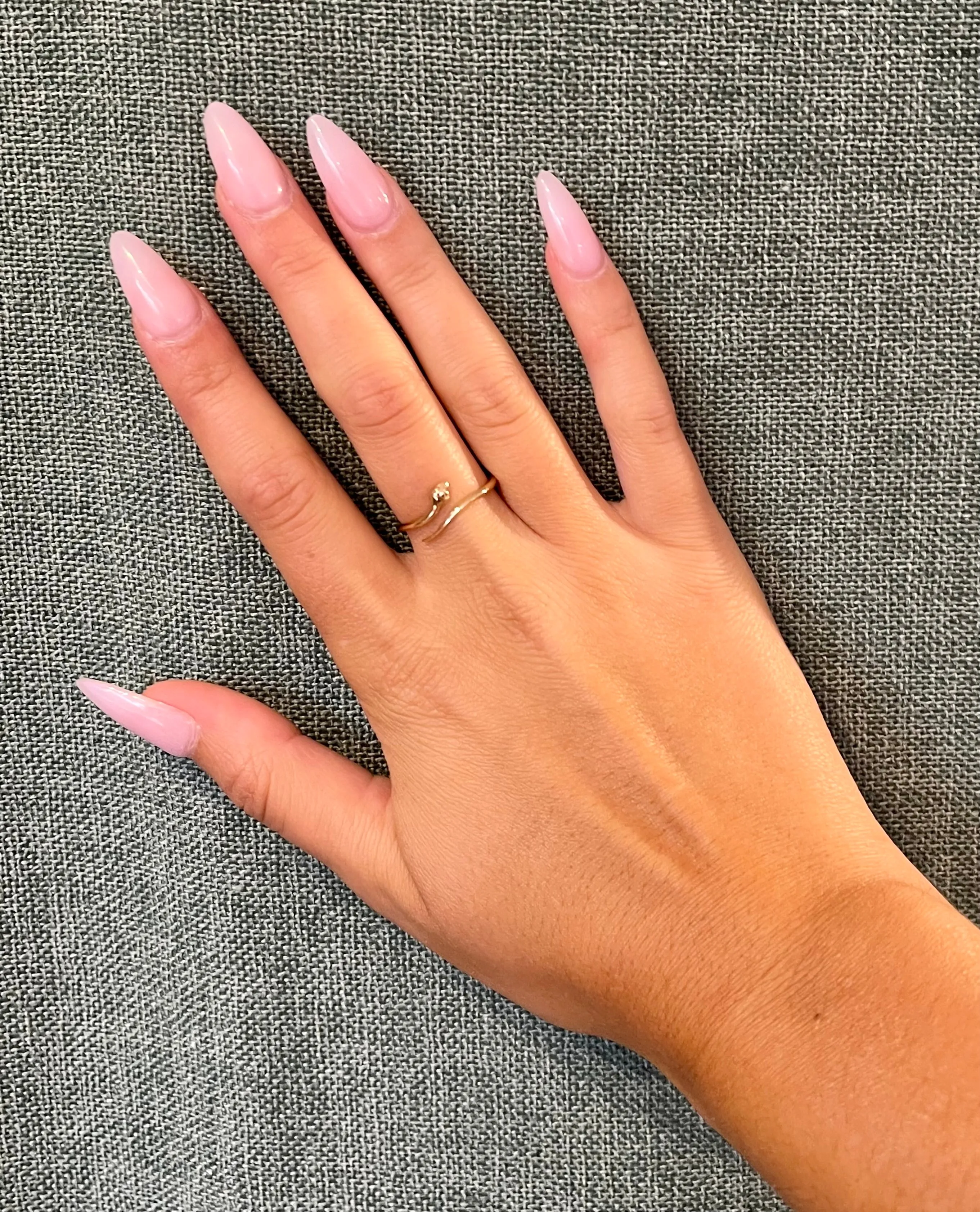 Delicate Snake Ring - Gold Bronze