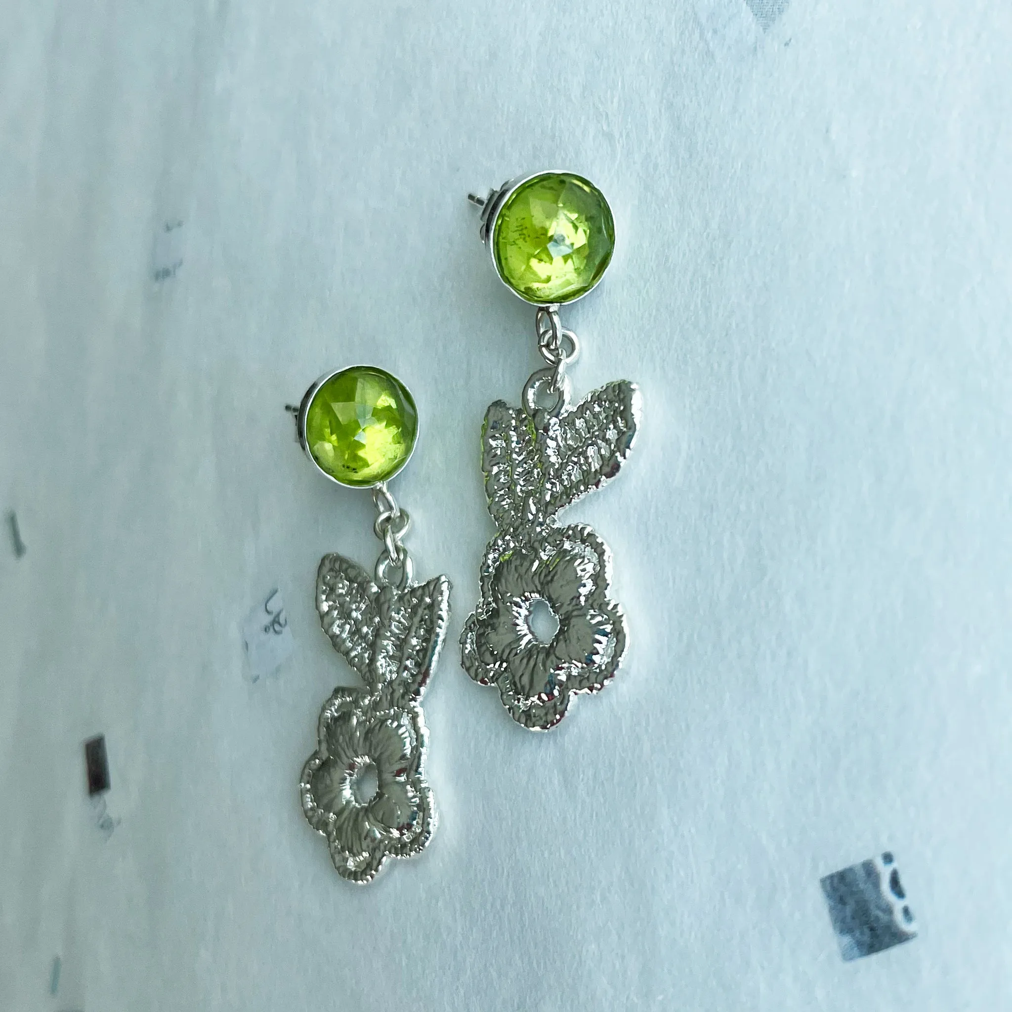 Elaine Peridot Earrings