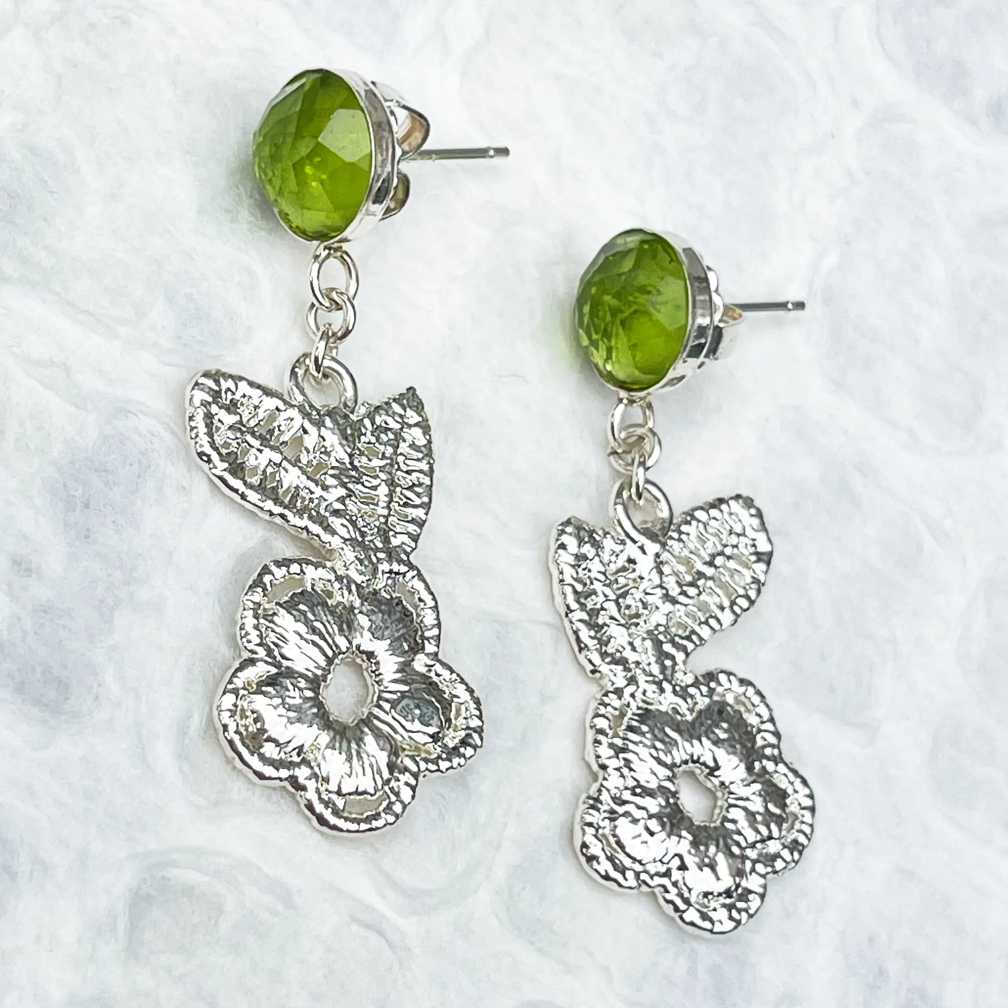 Elaine Peridot Earrings