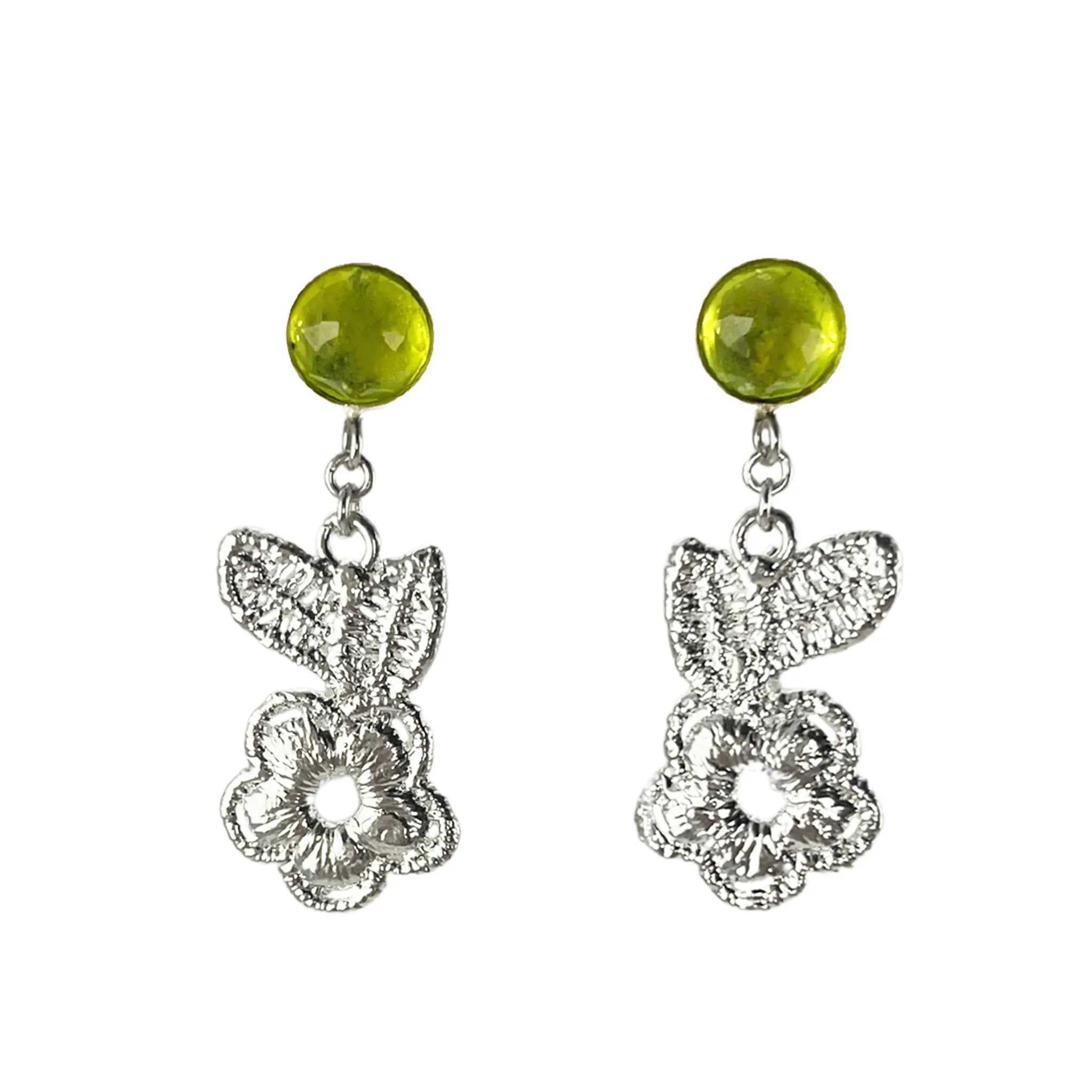 Elaine Peridot Earrings