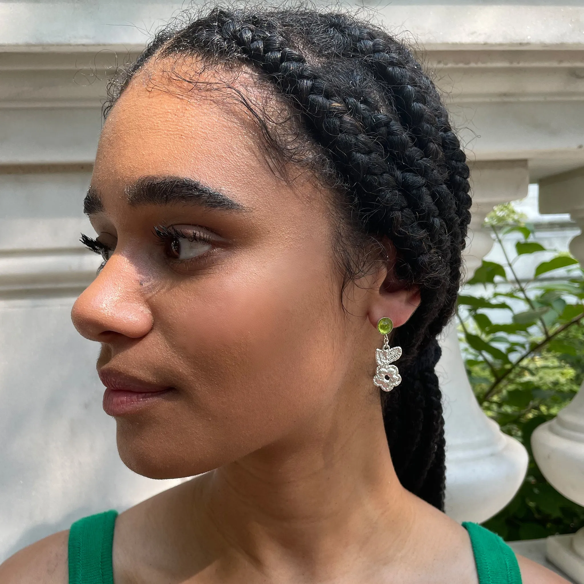 Elaine Peridot Earrings