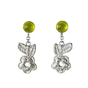 Elaine Peridot Earrings