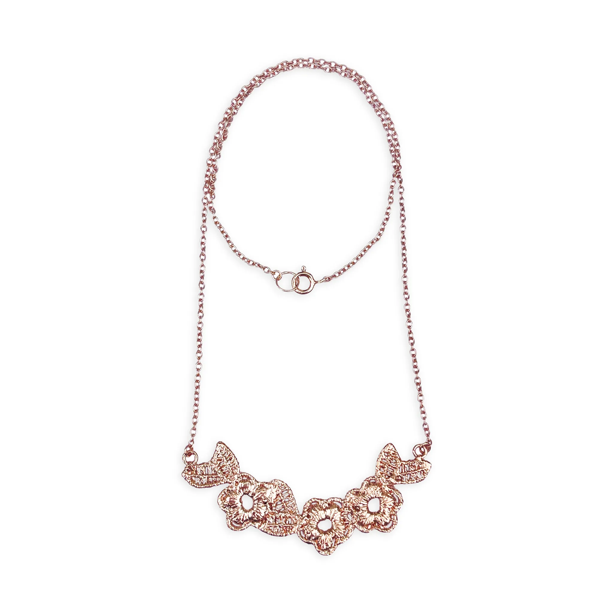 Ellinor - Lace Flower Garland Necklace