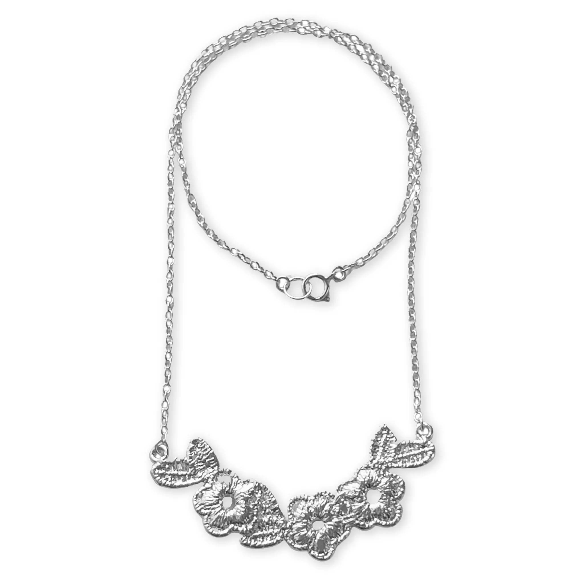 Ellinor - Lace Flower Garland Necklace