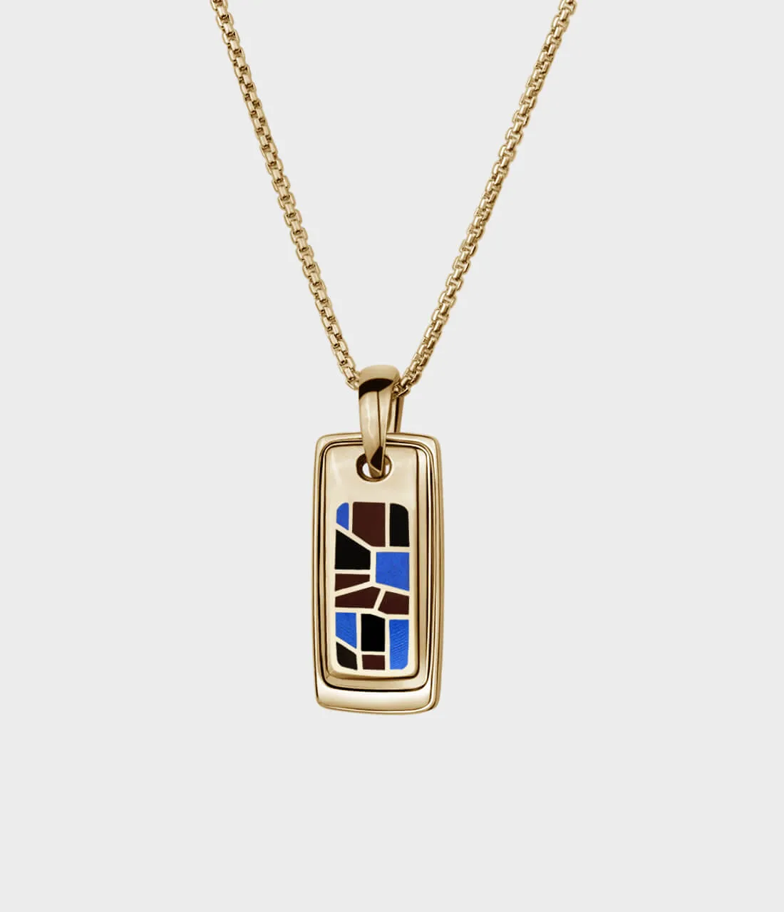 Enamel Mosaic Necklace