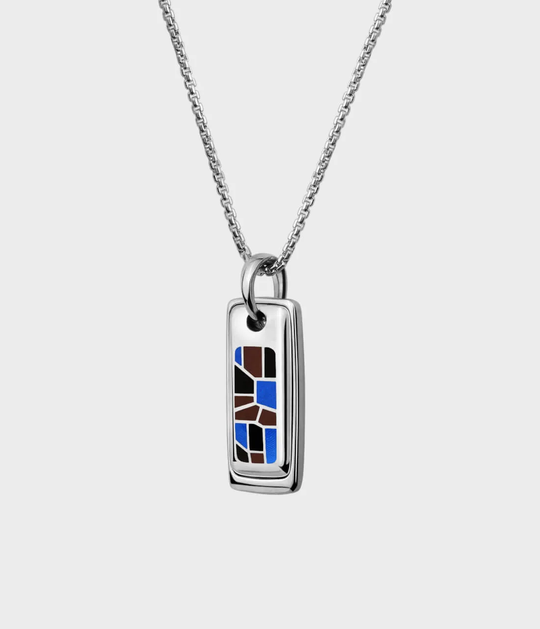 Enamel Mosaic Necklace