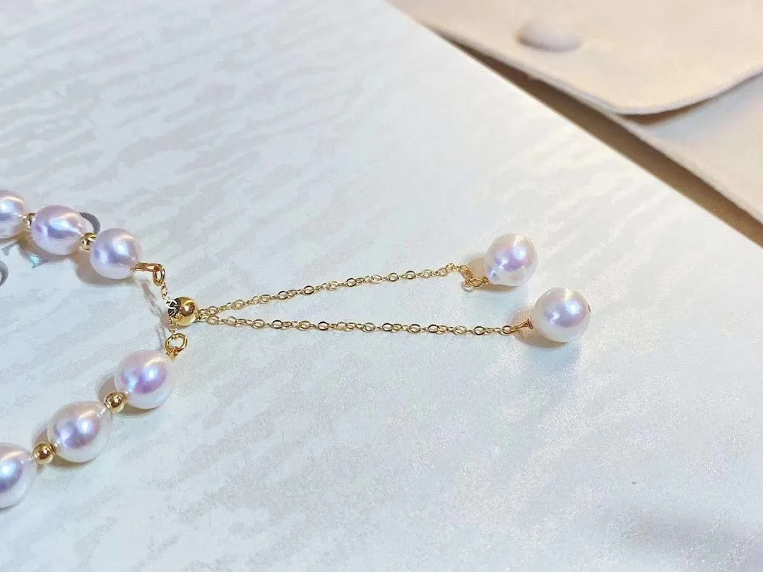 Fashion natural freshwater pearl bracelet
