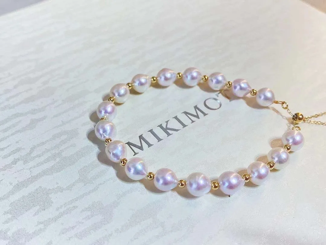 Fashion natural freshwater pearl bracelet