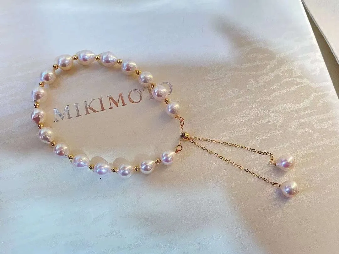 Fashion natural freshwater pearl bracelet