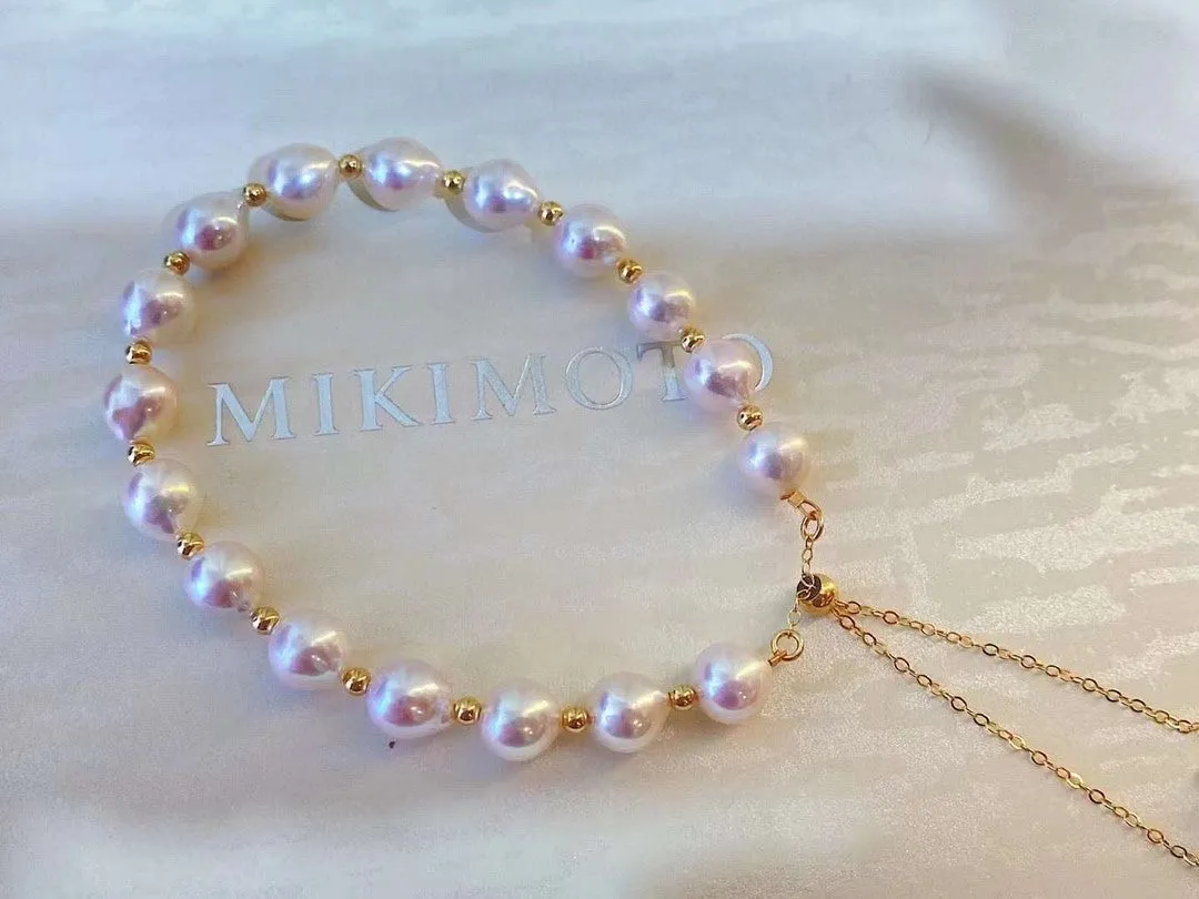 Fashion natural freshwater pearl bracelet