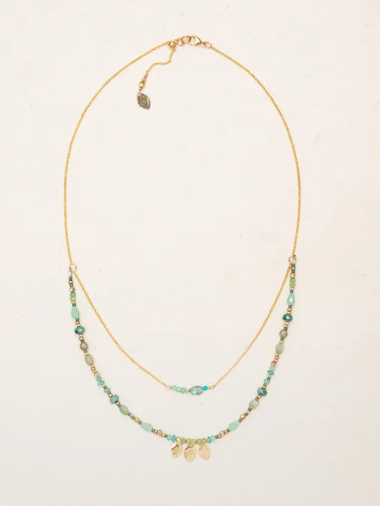 Holly Yashi Tulum Necklace - Aqua