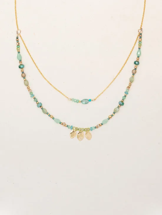 Holly Yashi Tulum Necklace - Aqua