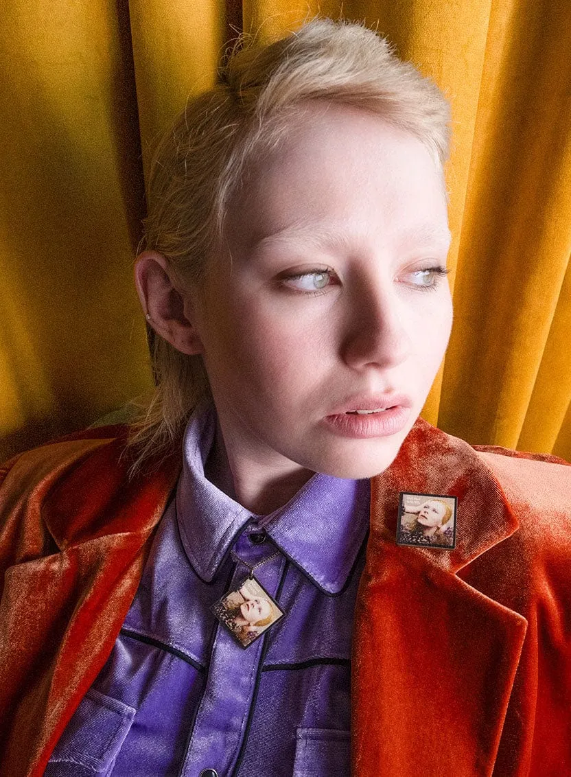 Hunky Dory Album Brooch