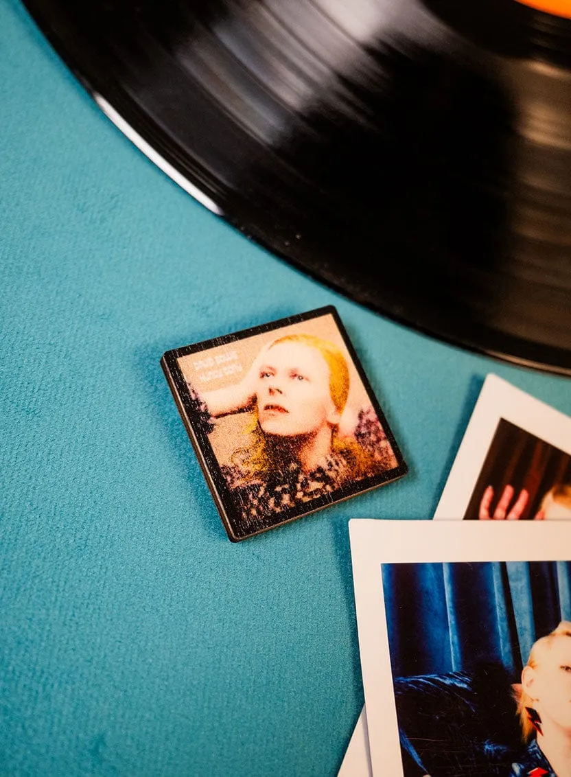 Hunky Dory Album Brooch