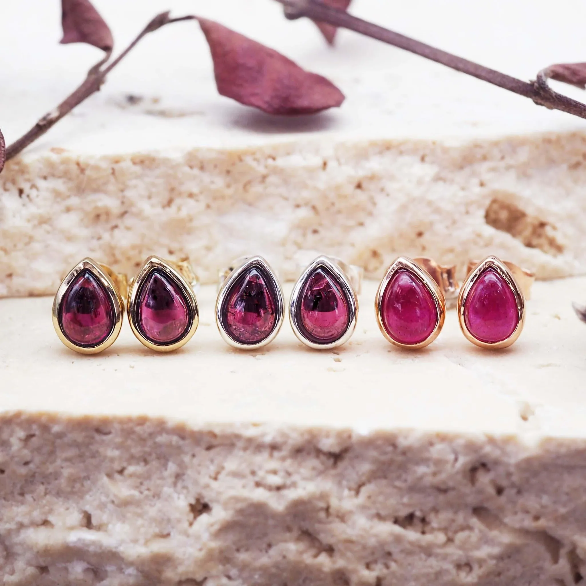 January Birthstone Jewellery Set - Garnet Jewellery