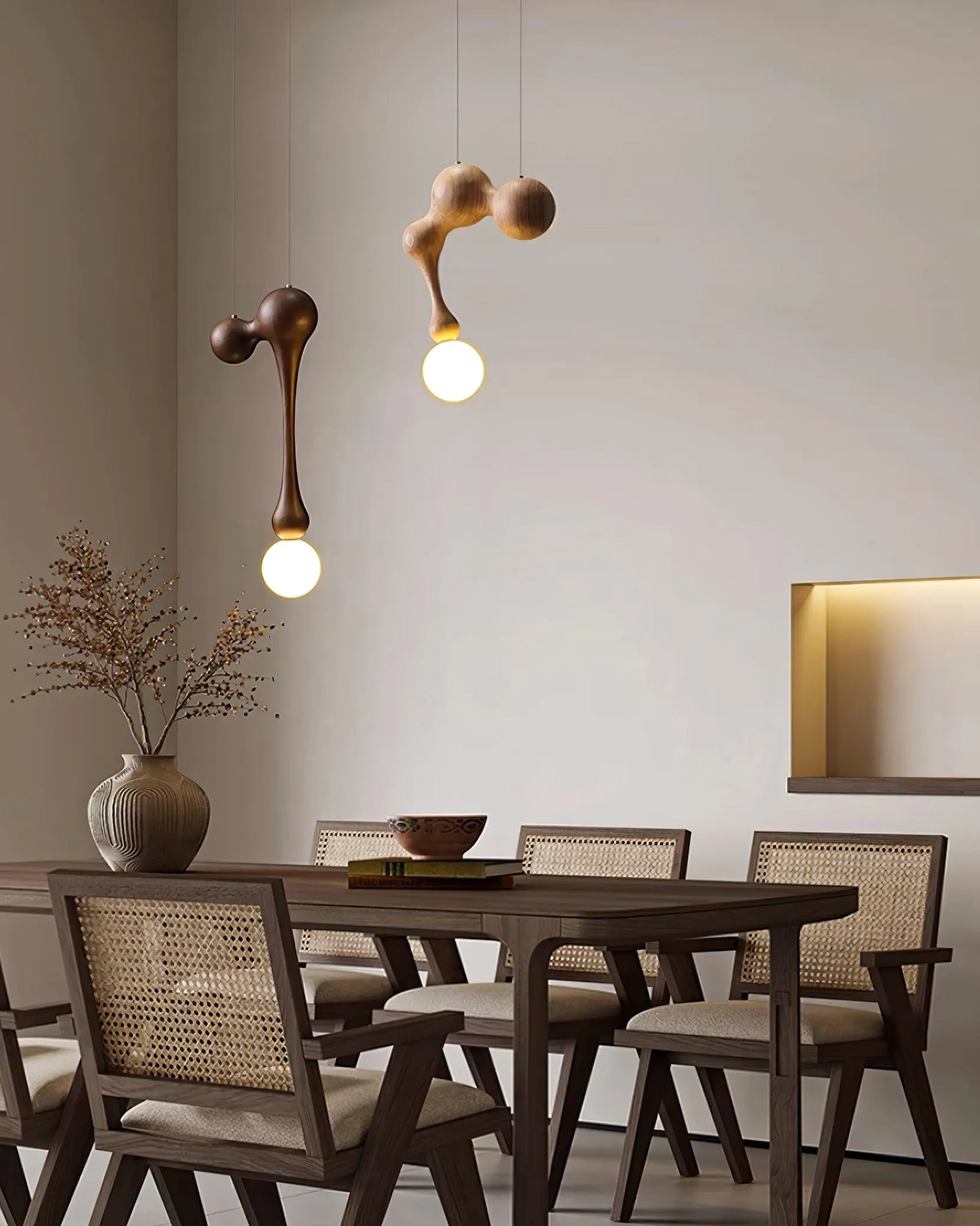Jenna Wooden Pendant Lamp