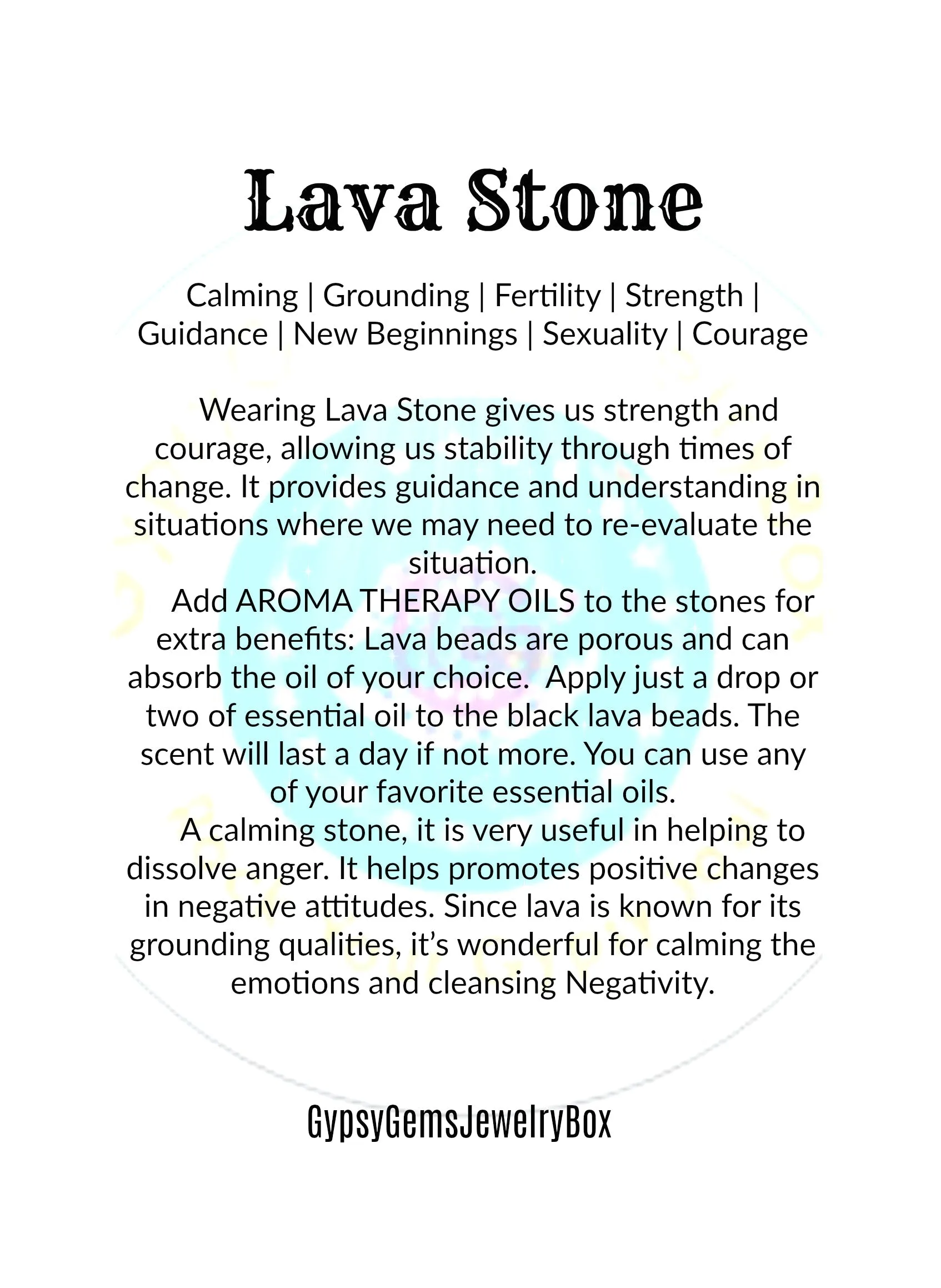 Lava Stone•Hematite & Choice of (Group B) Gemstones•Aromatherapy Volcanic Cube•Square•Custom Size•Round Stretch (8mm) Natural Gemstone Crystal Energy Bead Bracelet
