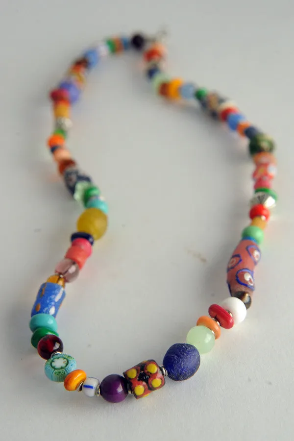 Lawot (Traveler) Glass Bead Necklace