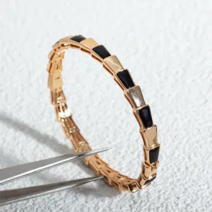 [Luxe]SERPENTI BRACELET PINK GOLD ONYX