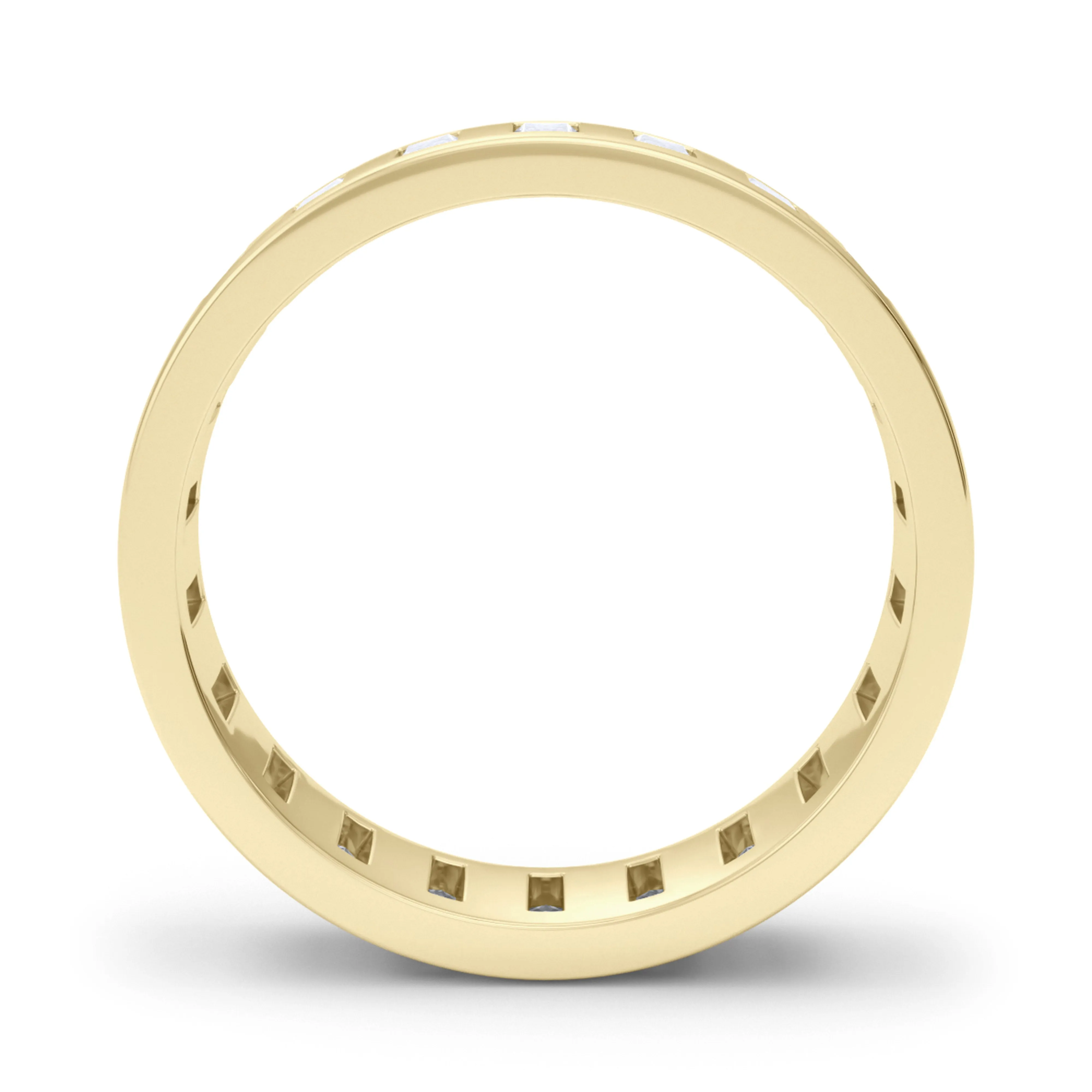 Men's Vertical Baguette Diamond Band