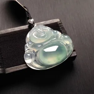 Natural Jade Pendant Jadeite Buddha Pendant PT526